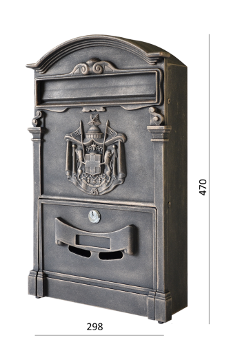 Poštovní schránka H 470 x L 298 mm